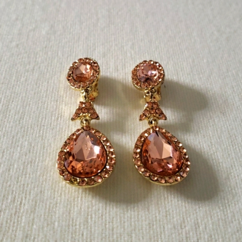Rose Gold Dangle Earrings